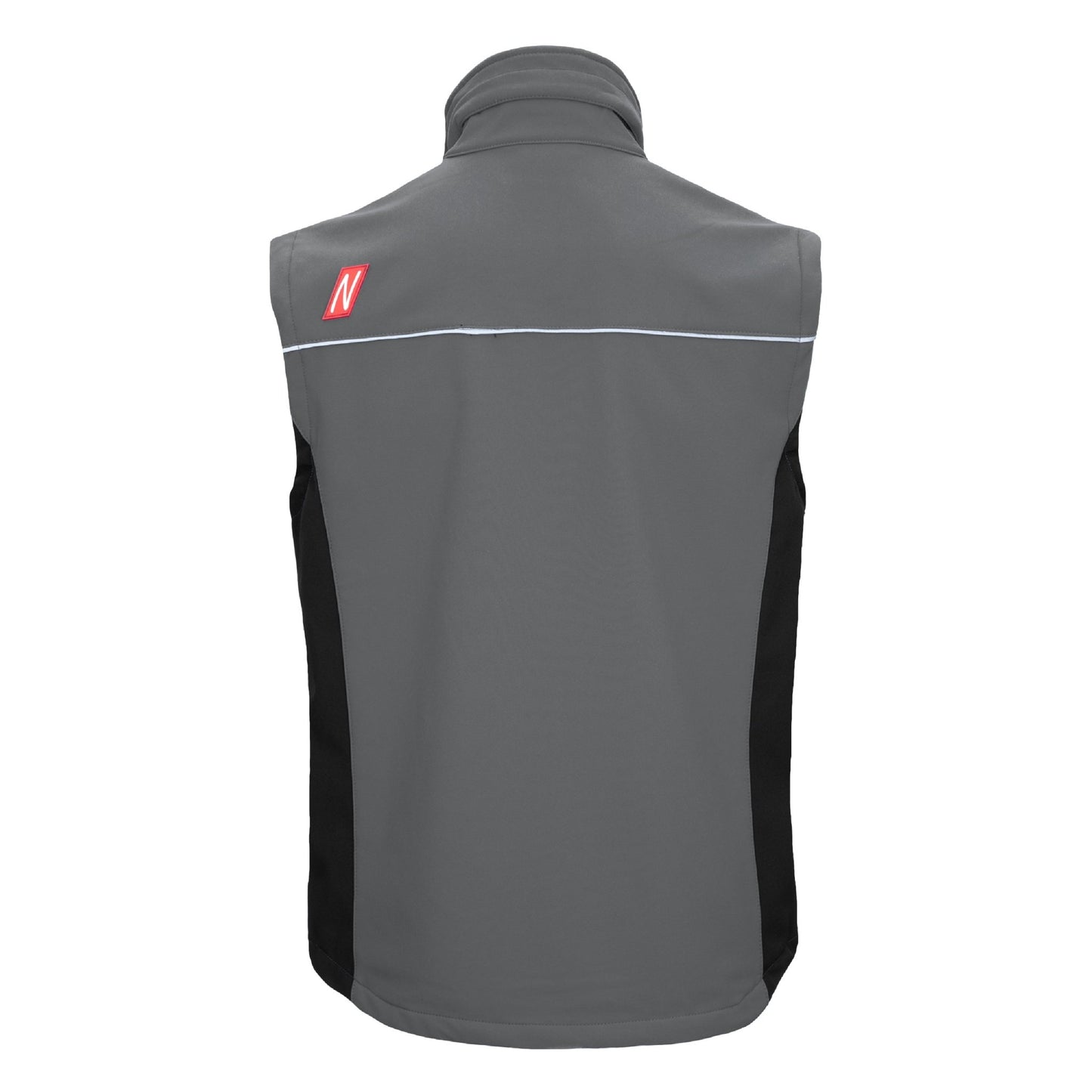 NITRAS MOTION TEX LIGHT, softshellová vesta, šedá / čierna