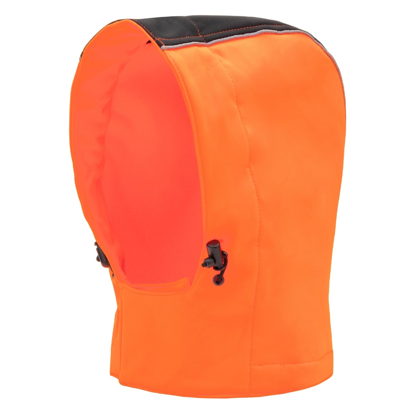 NITRAS odnímateľná kapucňa, neónová oranžová / čierna, OEKO-TEX polyester: 100% | Balenie (1 kus)
