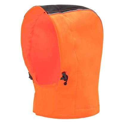 NITRAS odnímateľná kapucňa, neónová oranžová / čierna, OEKO-TEX polyester: 100% | Balenie (1 kus)