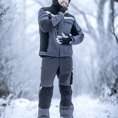 NITRAS MOTION TEX PLUS, zimná bunda, šedá / čierna