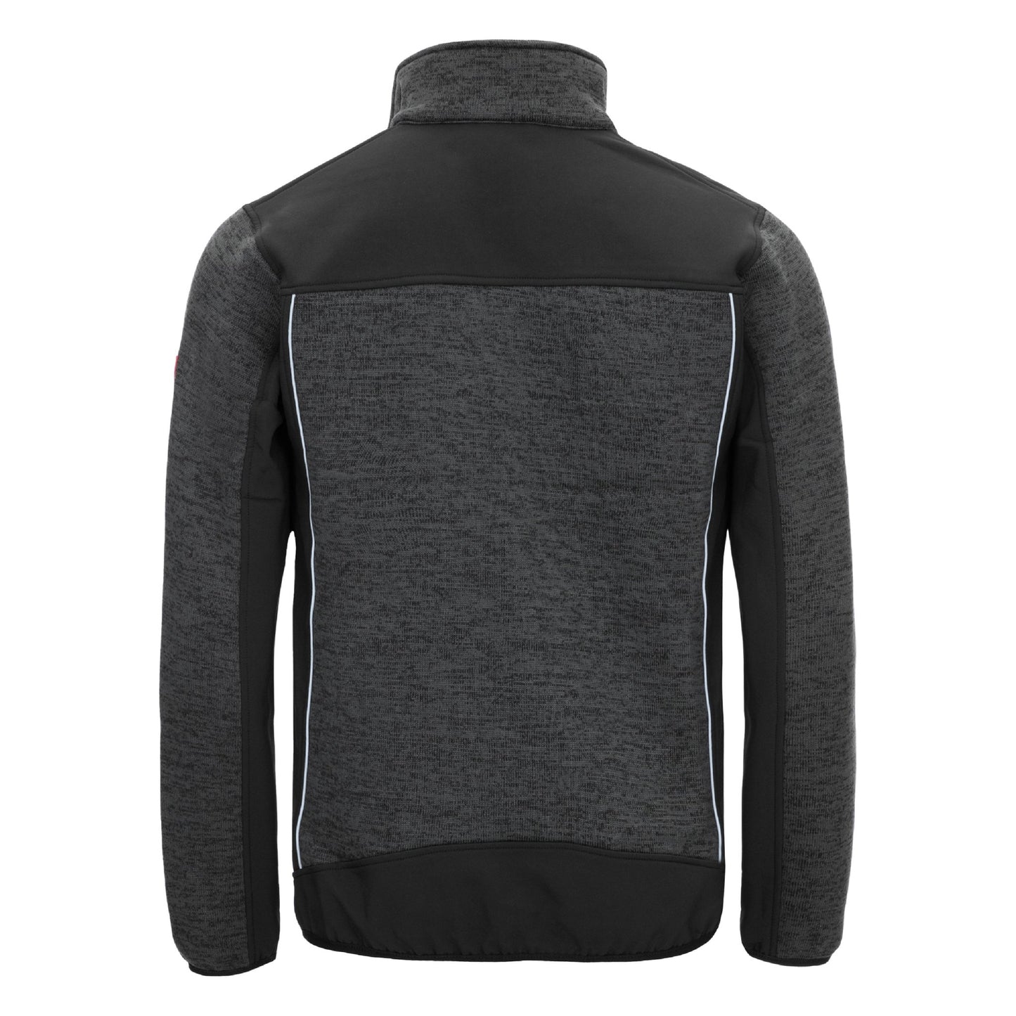 NITRAS MOTION TEX PLUS, pletená softshellová bunda, čierna