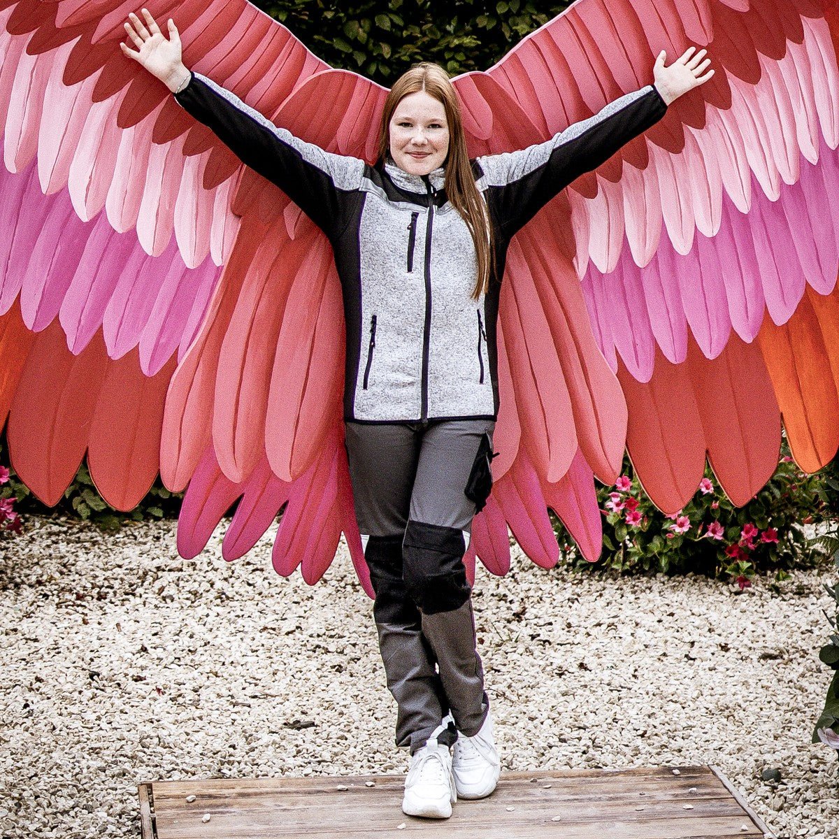 NITRAS MOTION TEX KIDS, pletená softshellová bunda, svetlošedá / čierna