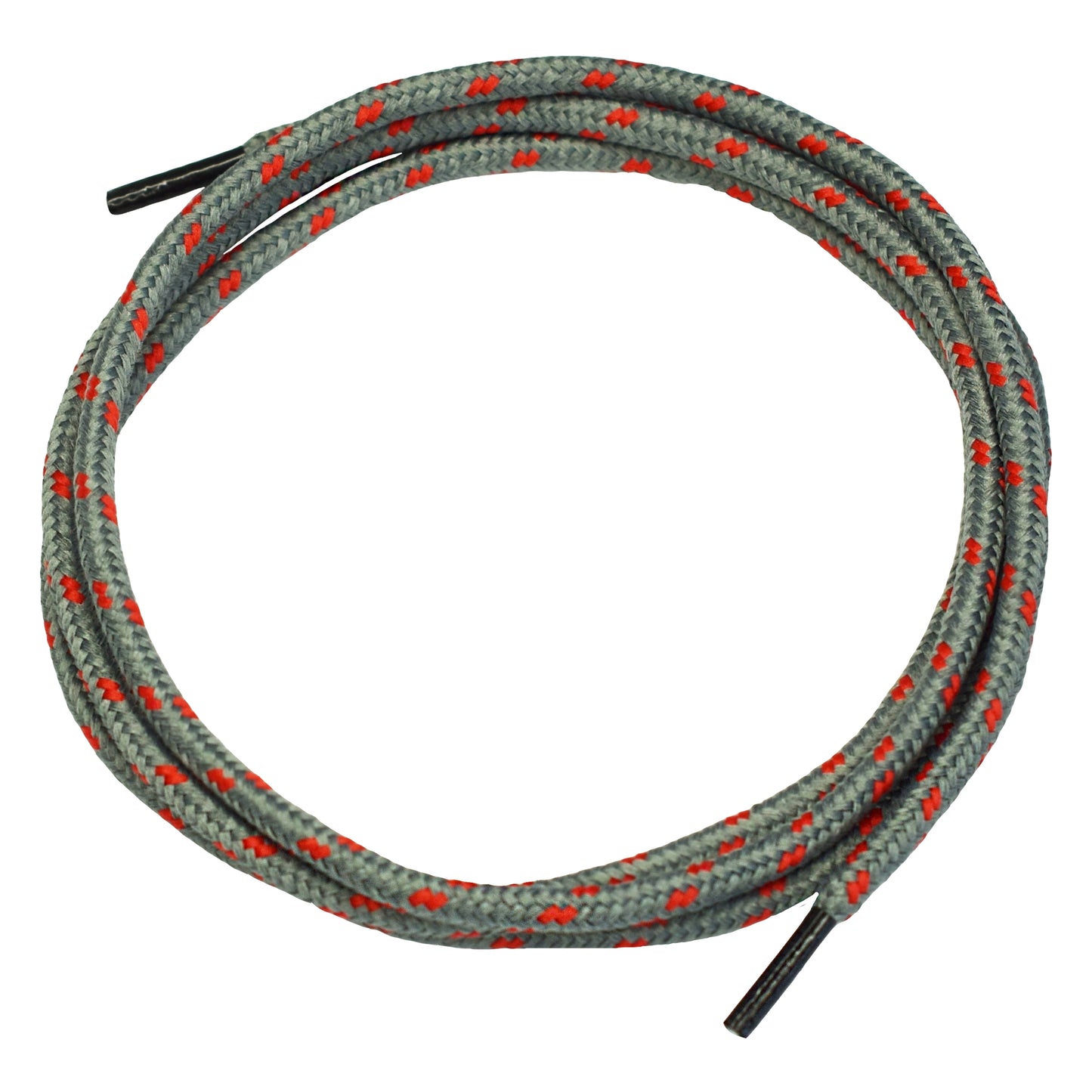 NITRAS šnúrky do topánok sivá / červená | Balenie (1 pár)