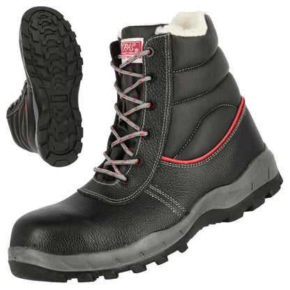 NITRAS STEP MID+ MF W, S3 CI bezpečnostná zimná obuv, stredná výška, čierna