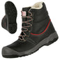 NITRAS STEP MID+ W, bezpečnostná zimná obuv S3, stredná výška, čierna
