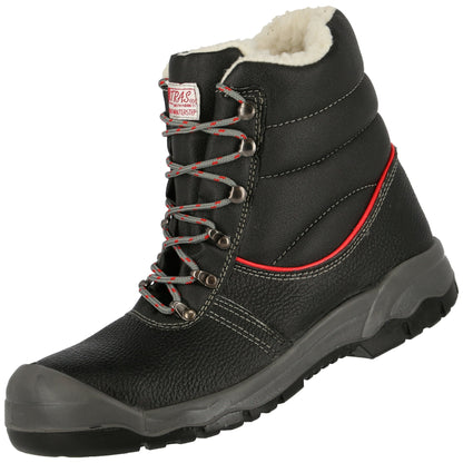 NITRAS STEP MID+ W, bezpečnostná zimná obuv S3, stredná výška, čierna