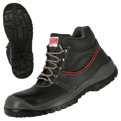 NITRAS STEP MID, bezpečnostná obuv S3, stredná výška, čierna