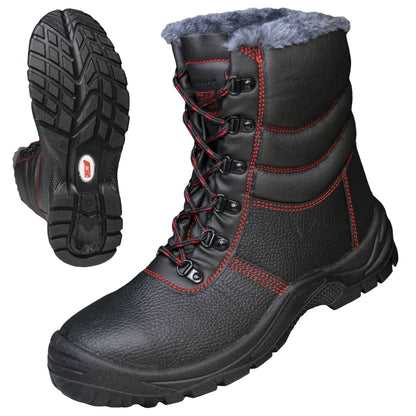 NITRAS BASIC STEP MID+ W, S3 CI bezpečnostná zimná obuv, stredná výška, čierna