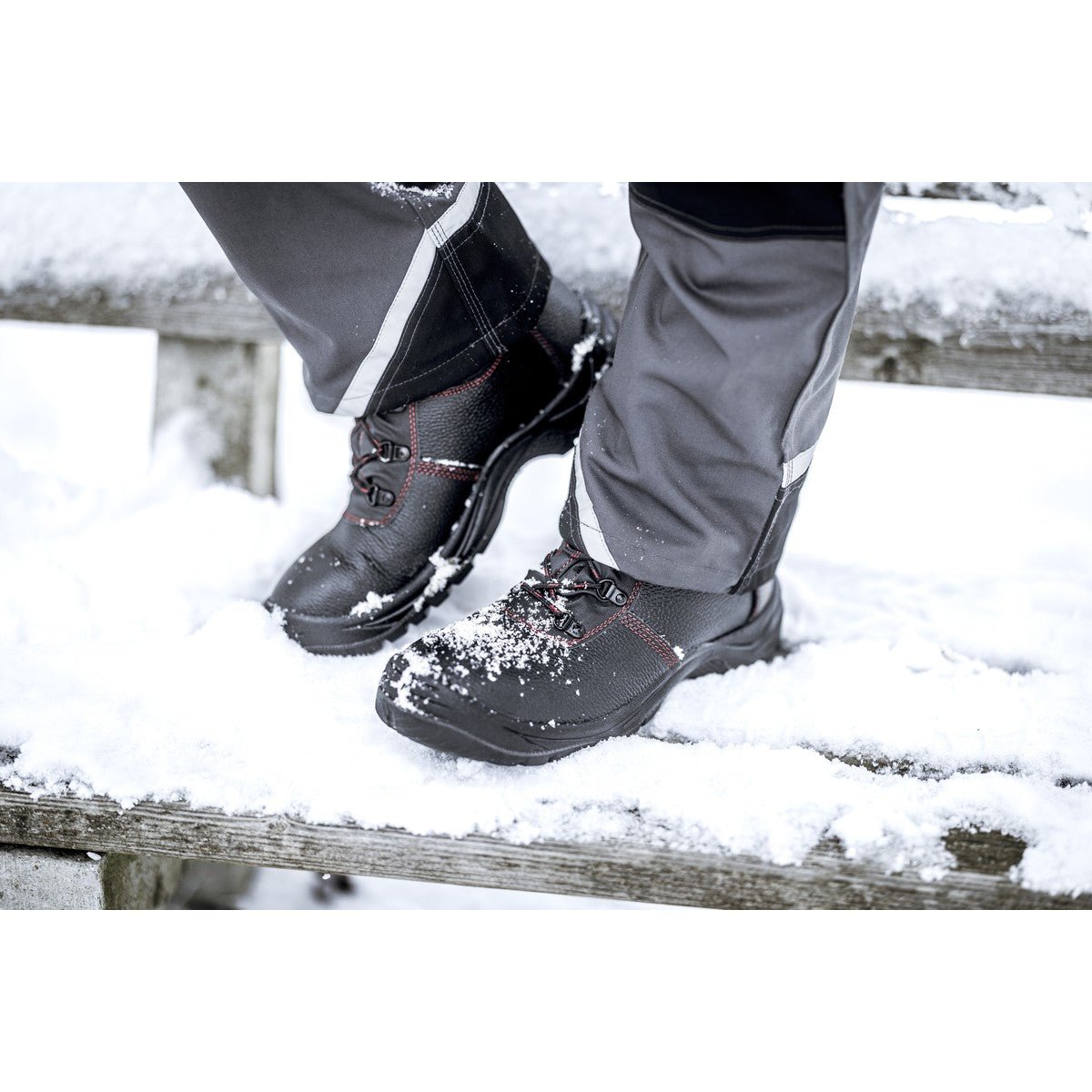 NITRAS BASIC STEP MID+ W, S3 CI bezpečnostná zimná obuv, stredná výška, čierna