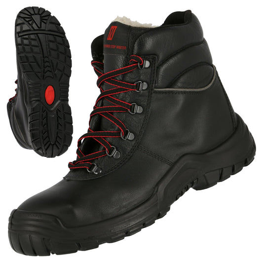NITRAS POWER STEP MID+, S3 CI HI HRO SRC bezpečnostná zimná obuv, stredná výška, čierna