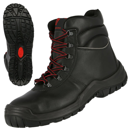 NITRAS POWER STEP MID+, S3 CI HI HRO bezpečnostná obuv, vysoká, čierna