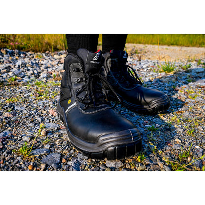 NITRAS UTILITY STEP MID, S3L CI FO SR bezpečnostná obuv, čierna