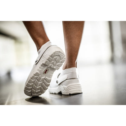 NITRAS CLEAN STEP CL, bezpečnostné dreváky SB, biele