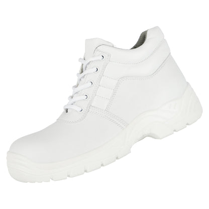 NITRAS CLEAN STEP MID, bezpečnostná obuv S2, stredná výška, biela