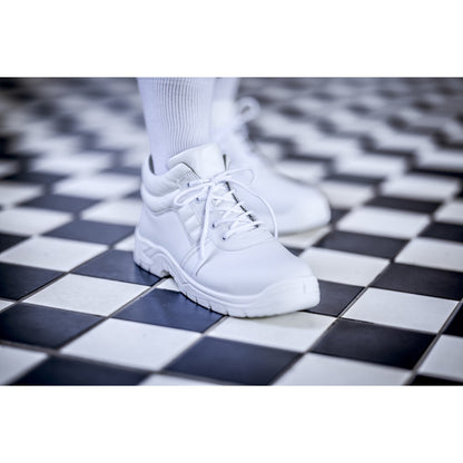 NITRAS CLEAN STEP MID, bezpečnostná obuv S2, stredná výška, biela