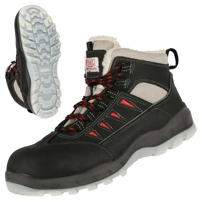 Bezpečnostná zimná obuv NITRAS SPORT STEP MID W, S3 CI, stredná výška, čierna
