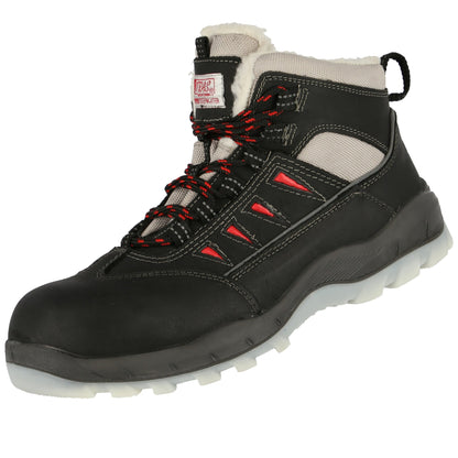 Bezpečnostná zimná obuv NITRAS SPORT STEP MID W, S3 CI, stredná výška, čierna