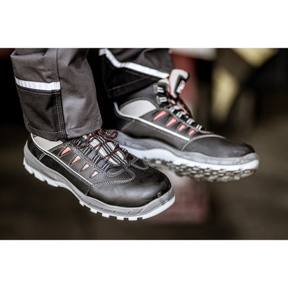 NITRAS SPORT STEP MID, bezpečnostná obuv S3, stredná výška, čierna