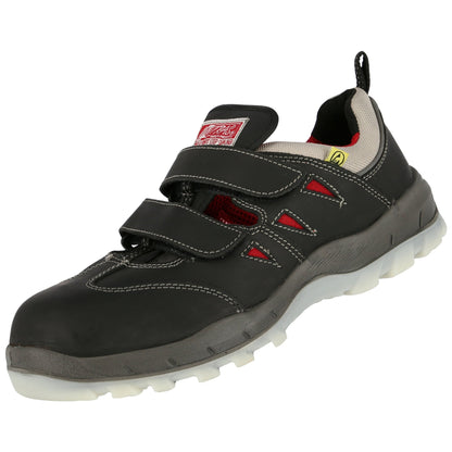 NITRAS SPORT STEP SA, bezpečnostné sandále S1P, čierne