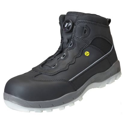 NITRAS SPORT STEP MID FIT, bezpečnostná obuv, stredná výška, čierna