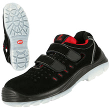 NITRAS EASY STEP SA, bezpečnostné sandále S1P, čierne