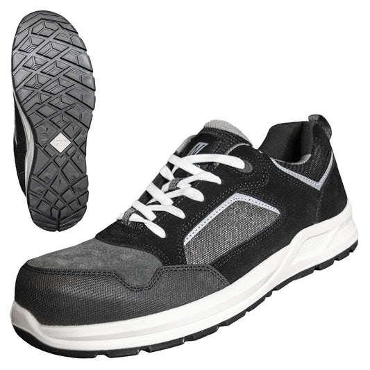 NITRAS CLASSIC STEP, bezpečnostná obuv S1P, šedá / čierna