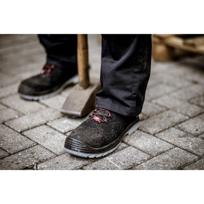 Bezpečnostná obuv NITRAS MICRO STEP MID, S1 P, stredná výška, čierna