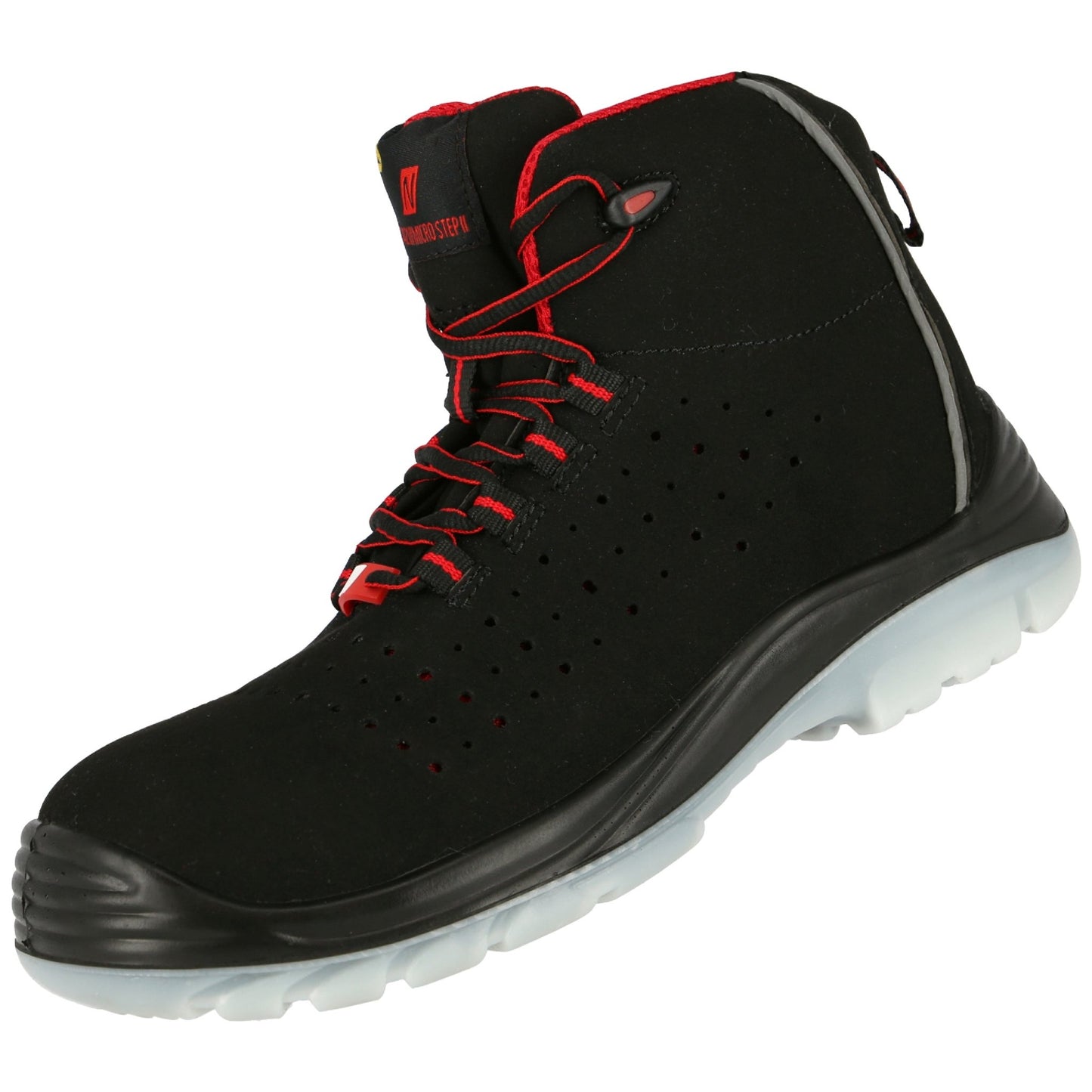 Bezpečnostná obuv NITRAS MICRO STEP MID, S1 P, stredná výška, čierna