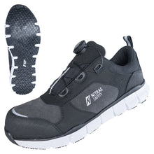 NITRAS SONIC STEP FIT, S3S FO HRO SC SR bezpečnostné poltopánky, šedá / čierna