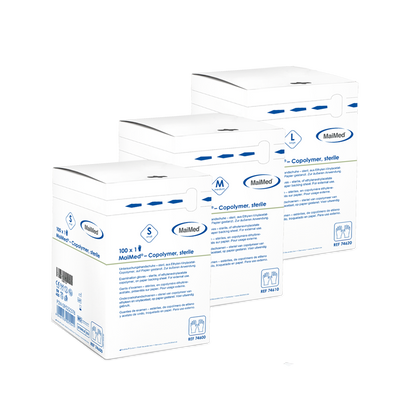 Sterilné, jednorazové rukavice z kopolyméru MaiMed