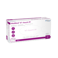 Jednorazové vinylové rukavice MaiMed vi-touch, bez púdru, 100 kusov/krabička