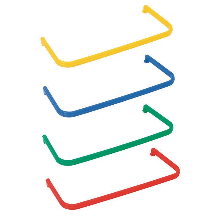 Držiak vedra TASKI farebne kódovaný od Diversey Deutschland GmbH & Co. OHG, vhodný pre 7- a 12-litrové vedrá (7517242, 7517299), je dostupný v žltej, modrej, zelenej a červenej farbe s oblúkovým obdĺžnikovým tvarom a zaoblenými rohmi. Balenie: 1 kus.