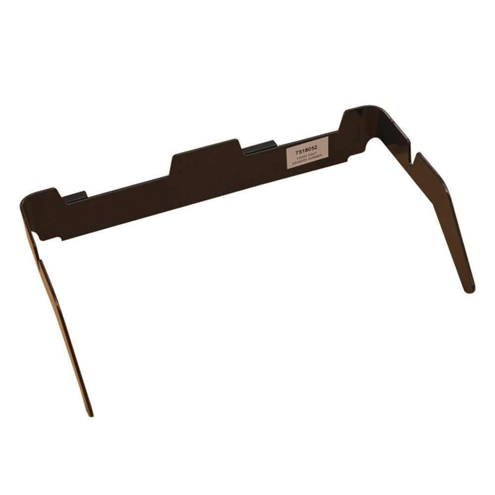 Vodiaca lišta TASKI pre polovičné zásuvky (hore) od Diversey Deutschland GmbH & Co. OHG, pre polovičnú zásuvku 7517250, je čierny kovový držiak so skosenými ramenami a štítkom, ideálna ako trvanlivá vodiaca lišta. Balenie obsahuje 1 kus.