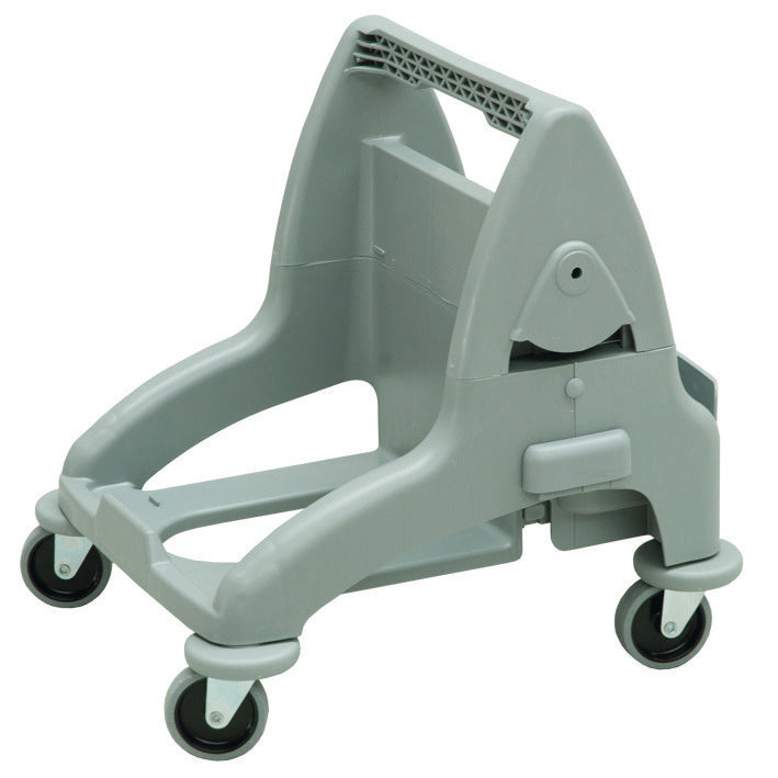 Podvozok Diversey TASKI DuoMop Eineimer System je sivý plastový podvozok so štyrmi otočnými kolieskami, zvýšenými stranami a rukoväťou. Bol vyvinutý pre systém DuoMop a je ideálny pre stabilnú manuálnu prepravu nádob pri starostlivosti o podlahy. Balenie: 1 kus.