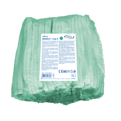 MaiMed-Cap K, klipsový uzáver z PP, 100 kusov/vrecko