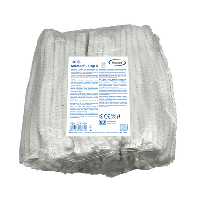 MaiMed-Cap K, klipsový uzáver z PP, 100 kusov/vrecko
