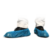 MaiMed-Cover PE návleky na topánky Jednorazové návleky na topánky z PE, modré, 100 kusov/bal. | Balenie (100 kusov)