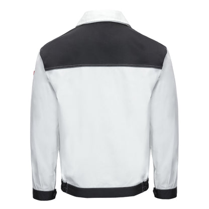 NITRAS MOTION TEX LIGHT, pracovná bunda, biela / šedá