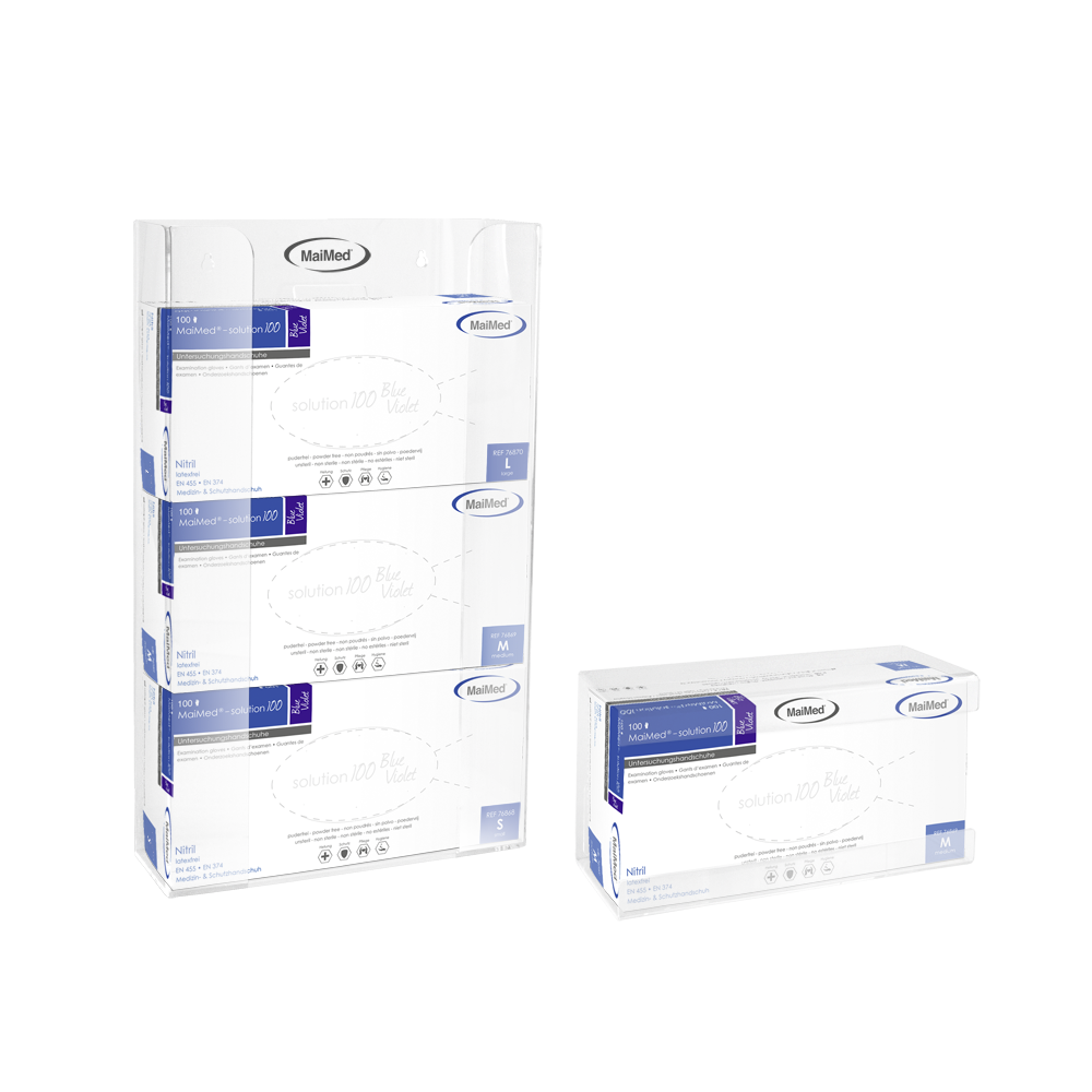 MaiMed nástenný držiak na odkladacie skrinky s pružinou z akrylu - rozmery: 246x106x135mm - 1 ks | Balenie (1 kus)