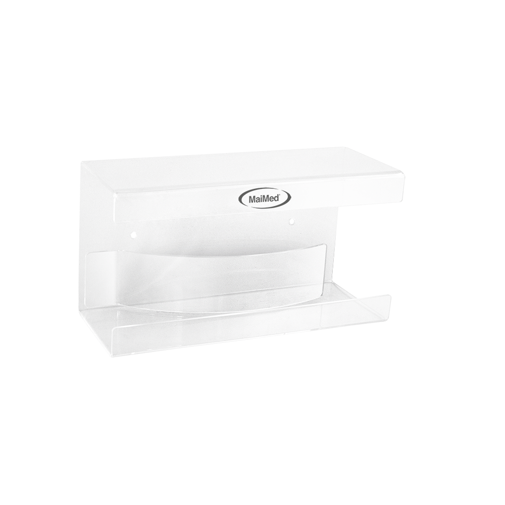 MaiMed nástenný držiak na odkladacie skrinky s pružinou z akrylu - rozmery: 246x106x135mm - 1 ks | Balenie (1 kus)