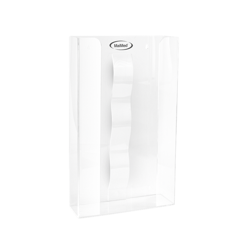 MaiMed nástenný držiak na odkladacie skrinky s pružinou z akrylu - rozmery: 246x81x410mm - sada 3 ks | Balenie (1 kus)