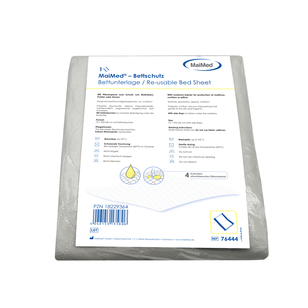 MaiMed chránič postele / posteľná podložka, umývateľná