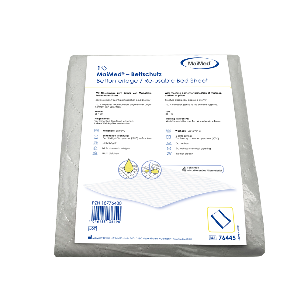 MaiMed chránič postele / posteľná podložka, umývateľná