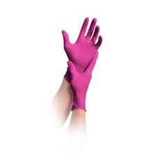 MaiMed-solution100 rukavice bez latexu, purpurové, nesterilné, bez púdru