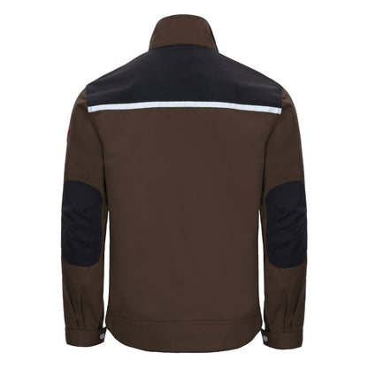 NITRAS MOTION TEX PLUS, pracovná bunda, hnedá / čierna