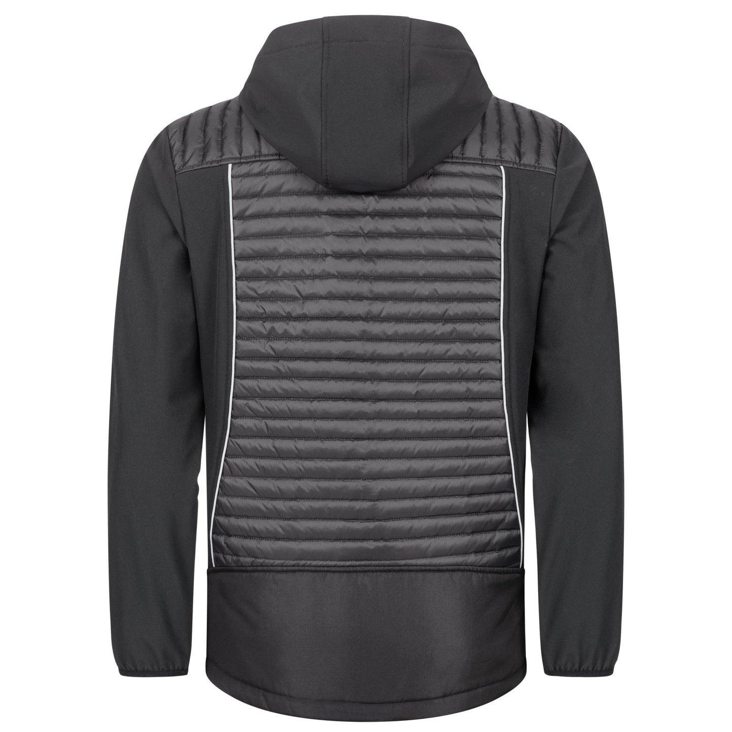 NITRAS MOTION TEX PLUS, prešívaná softshellová bunda, čierna