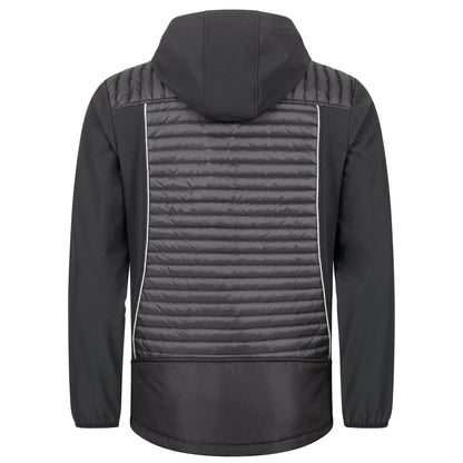 NITRAS MOTION TEX PLUS, prešívaná softshellová bunda, čierna