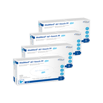 MaiMed ni-touch jednorazové nitrilové rukavice 100 kusov/krabica