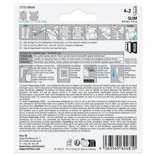 tesa Powerstrips Click Klett-Klebepads, weiß, 2 Stück