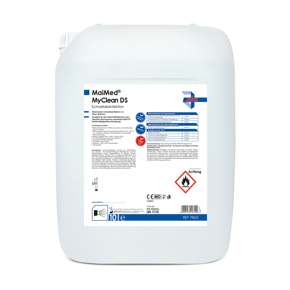 Rýchla dezinfekcia MaiMed MyClean DS - neutrálna